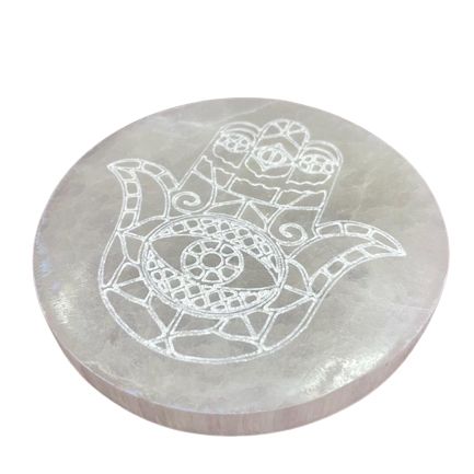 Seleniet Oplaad Borden - Medium - 10cm - Hamsa