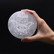 Seleniet Oplaad Borden - Medium - 10cm - Hamsa