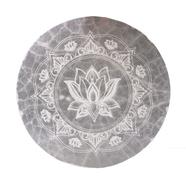 Seleniet Oplaad Borden - Medium - 10cm - Lotus Mandala