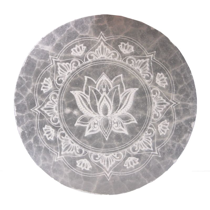 Seleniet Oplaad Borden - Medium - 10cm - Lotus Mandala