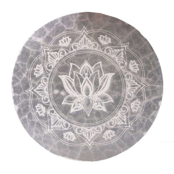 Seleniet Oplaad Borden - Medium - 10cm - Lotus Mandala