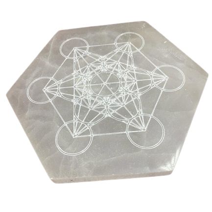 Seleniet Oplaad Borden -Hexagonal - 18cm - Direction & Decision