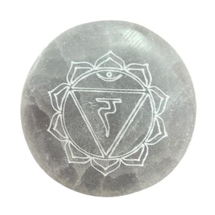 Set van 7 Seleniet Oplaad Borden - Chakra