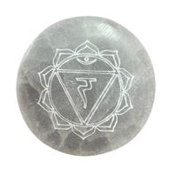 Set van 7 Seleniet Oplaad Borden - Chakra
