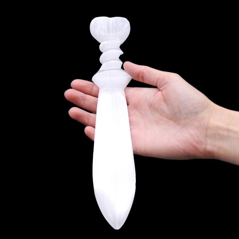 Seleniet Groot Ritueel Mes - Spiraal (25cm)