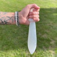 Seleniet Groot Ritueel Mes - Spiraal (25cm)