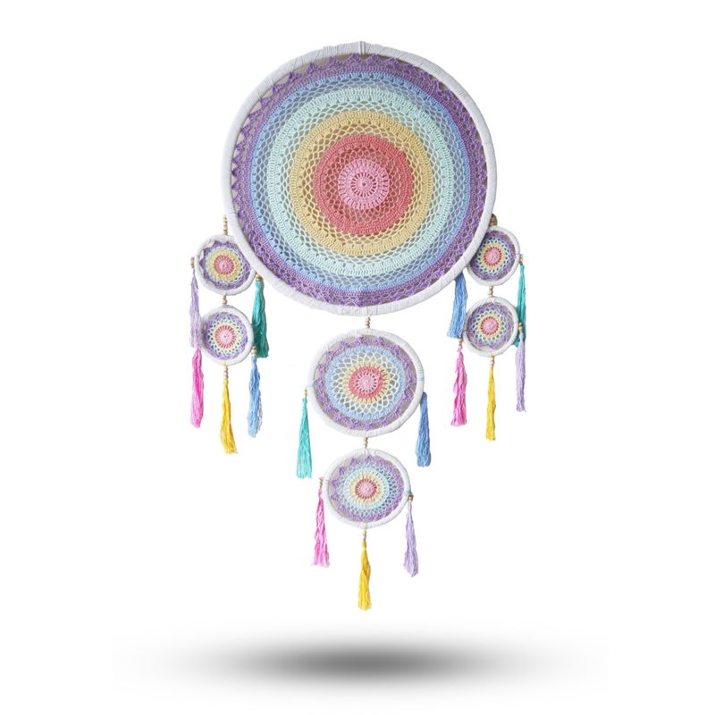 Grote Dromenvanger (55cm) - Pastel regenboog