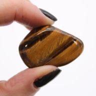 Medium Afrikaanse Edelstenen - Tijgeroog - Gouden