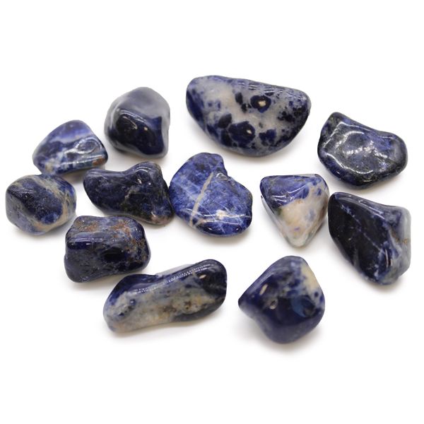 Medium Afrikaanse Edelstenen - Sodaliet - Puur Blauw