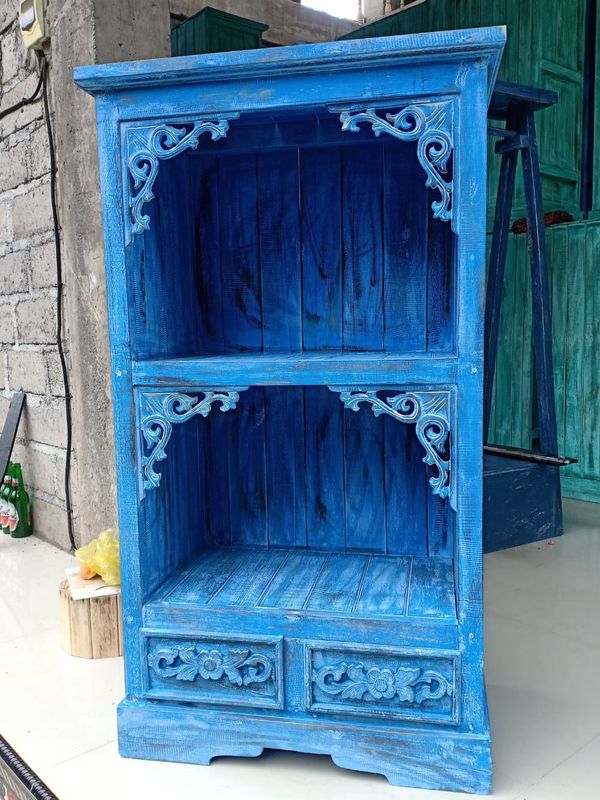 Albasia Badkamermeubel - Blauw-was