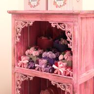 Albasia Badkamermeubel - Roze-was