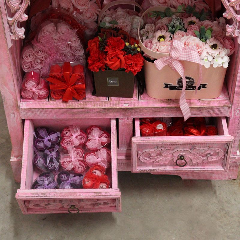 Albasia Badkamermeubel - Roze-was