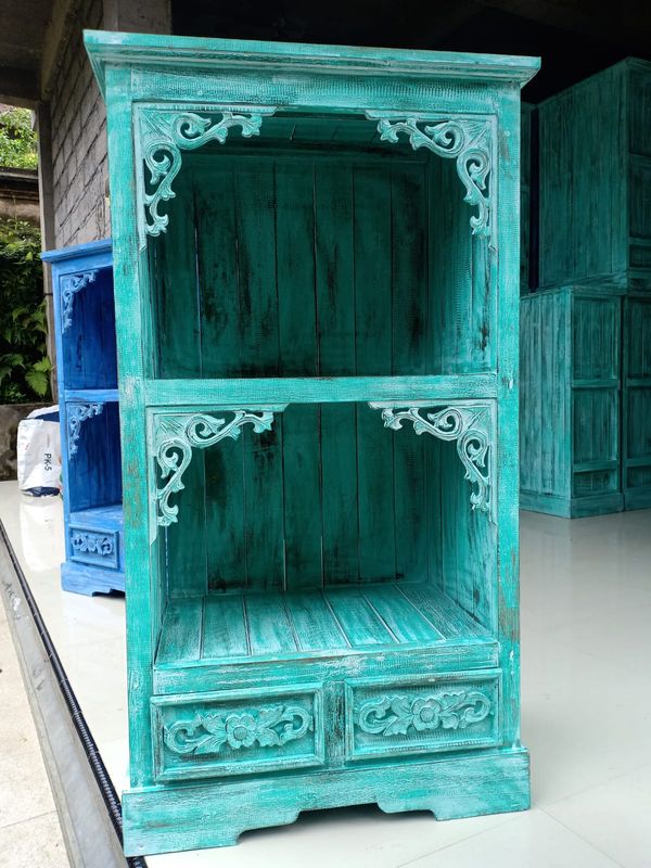 Albasia Badkamermeubel - Turquoise-was
