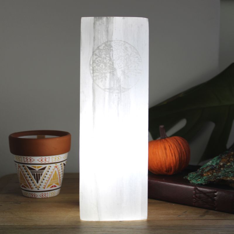 Seleniet Bloklamp 25cm - Levensboom