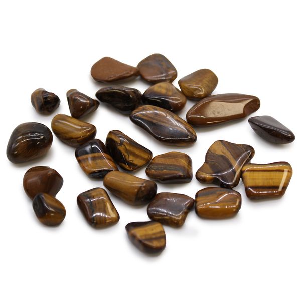 Kleine Afrikaanse Edelstenen - Tijgeroog - Goud