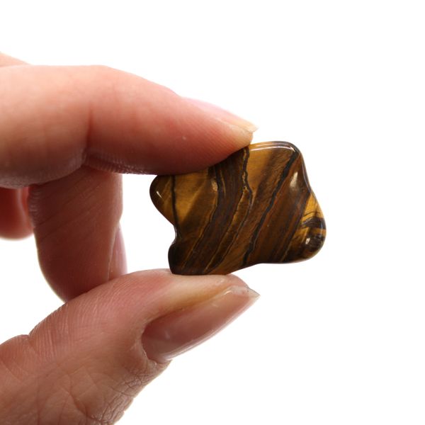 Kleine Afrikaanse Edelstenen - Tijgeroog - Goud