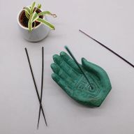 Hand Wierookbrander - Aardbescherming (groen)