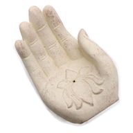 Hand Wierookbrander - Lotus (wit)