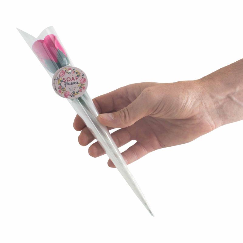 Verkoop klaar: Zeepbloemen Boeket - Kleine roos - Roos