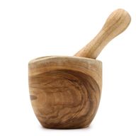 Ergo Teak Stamper & Vijzel  Klein