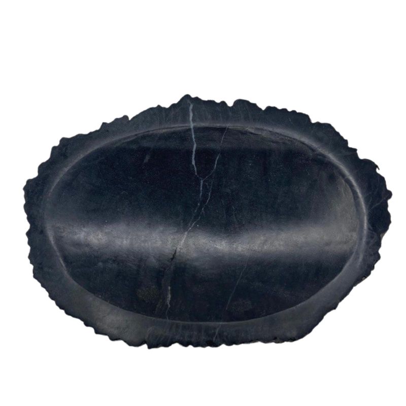 Versteend Hout Zwart Zeepbakje