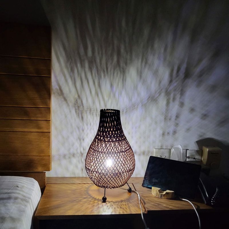 Rotan Tafellampen - Naturel