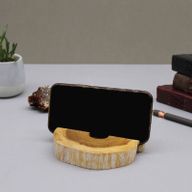 Grote Gamal Houten Telefoonhouder - Whitewash
