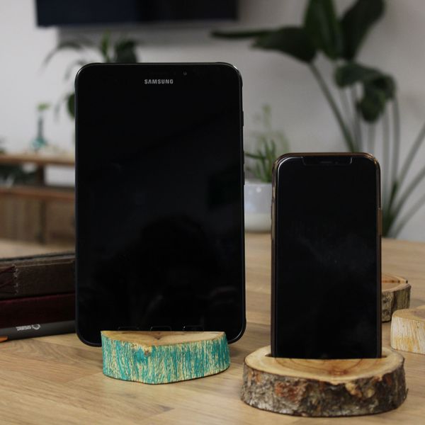 Grote Gamal Houten Telefoonhouder - Greenwash