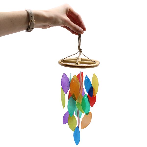 Regenboogblad & Bamboedruppel