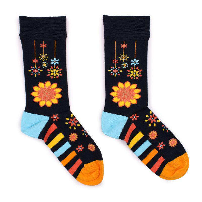 Hop Hare Bamboe Sokken  (36-40) - Mandala-Bloemen