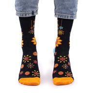Hop Hare Bamboe Sokken  (36-40) - Mandala-Bloemen