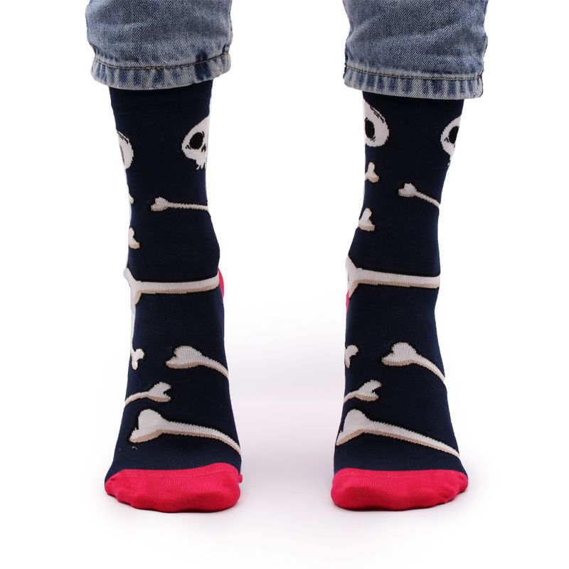 Hop Hare Bamboe Sokken  (36-40) - Schedels en Botten