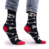 Hop Hare Bamboe Sokken  (36-40) - Schedels en Botten