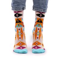 Hop Hare Bamboe Sokken (36-40) - Psychedelische Boze Oog