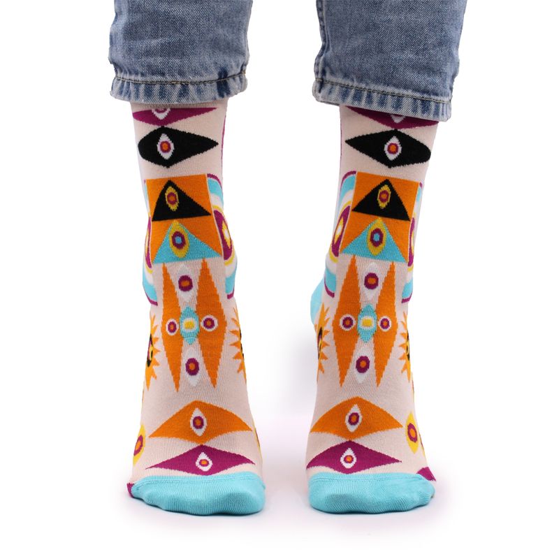Hop Hare Bamboe Sokken (36-40) - Psychedelische Boze Oog