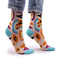Hop Hare Bamboe Sokken (36-40) - Psychedelische Boze Oog