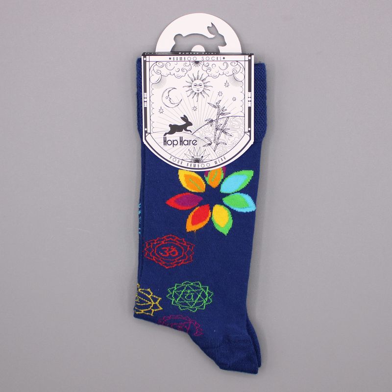 Hop Hare Bamboe Sokken (36-40) - Regenboogchakra