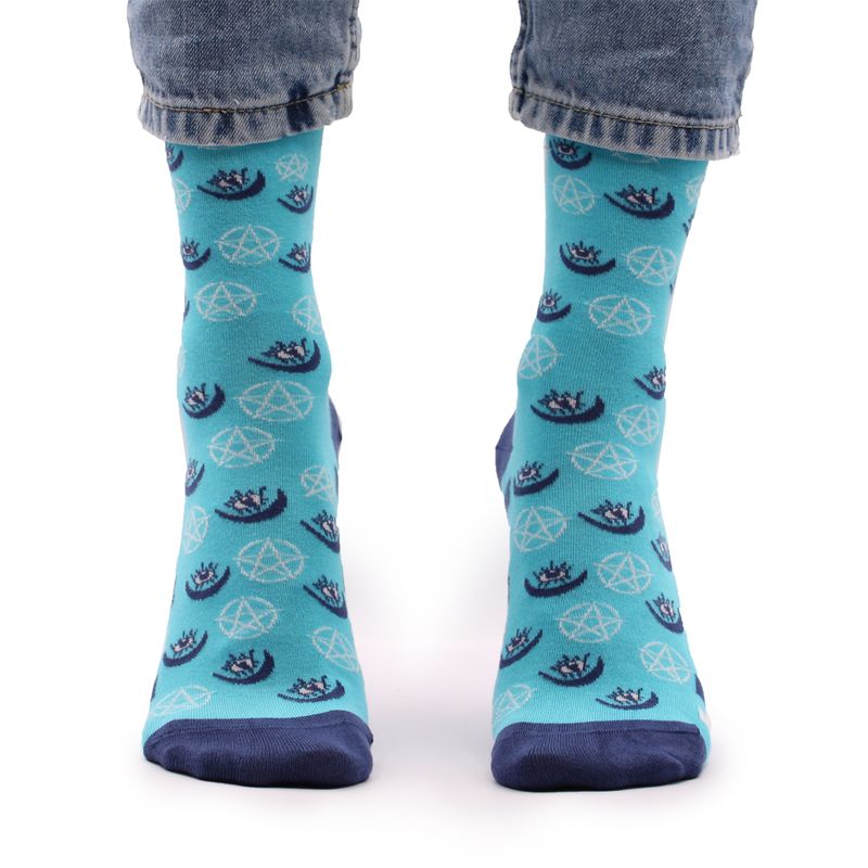 Hop Hare Bamboe Sokken  (36-40) - Pentagram en Boze Oog
