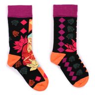 Hop Hare Bamboe Sokken  (36-40) - Roze Boeddha & Lotus