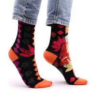 Hop Hare Bamboe Sokken  (36-40) - Roze Boeddha & Lotus