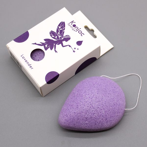 Traanvormige Konjac Spons - Lavendel - Kalmerend