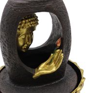 Tafelblad Waterornament - 30cm - Gouden Boeddha & Vitarka Mudra