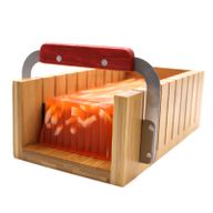 Houten Zeep Loaf Cutter Set - Golvende en Rechte Cutter