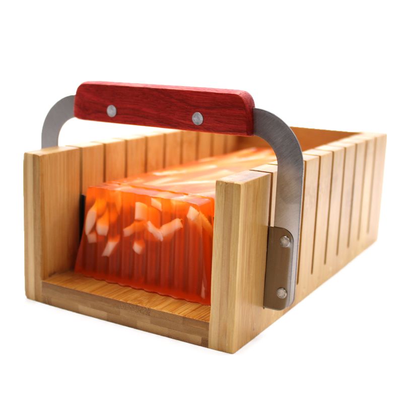 Houten Zeep Loaf Cutter Set - Golvende en Rechte Cutter