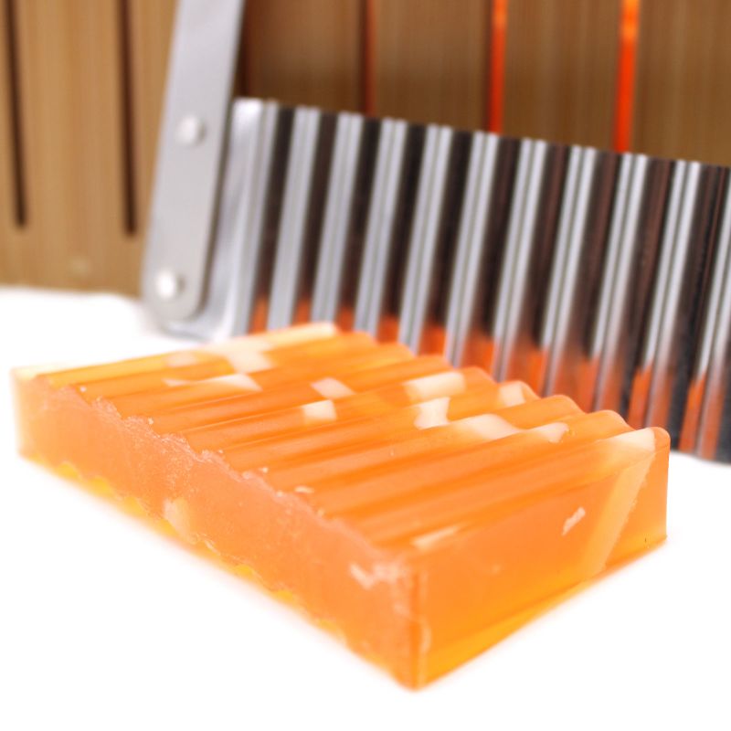 Houten Zeep Loaf Cutter Set - Golvende en Rechte Cutter