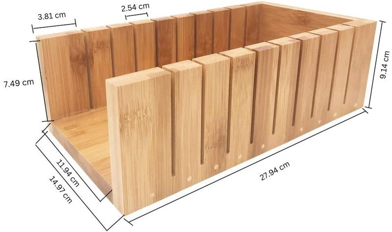 Houten Zeep Loaf Cutter Set - Golvende en Rechte Cutter