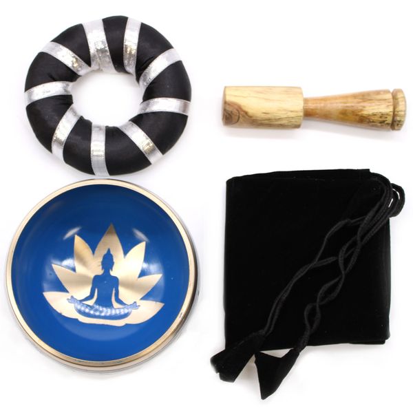 Yoga Moves Klankschalenset - Wit/Blauw 10.7cm