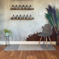 Indiaas Katoenen Vloerkleed - 70x170cm - Grijs