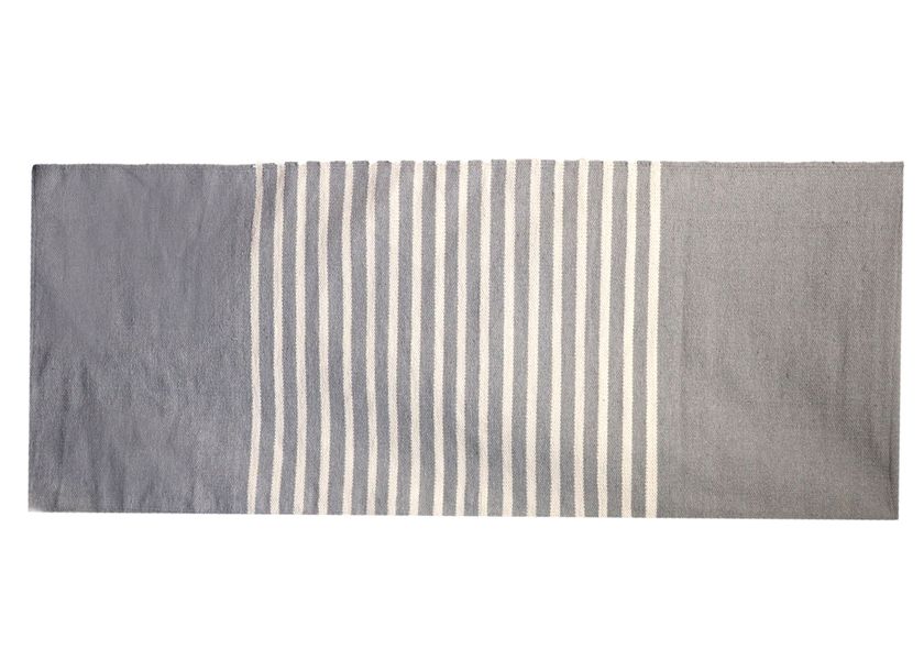 Indiaas Katoenen Vloerkleed - 70x170cm - Grijs