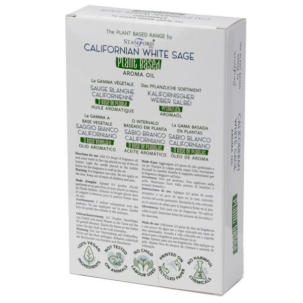 Plantaardige Aroma Olie- Californische Witte Salie